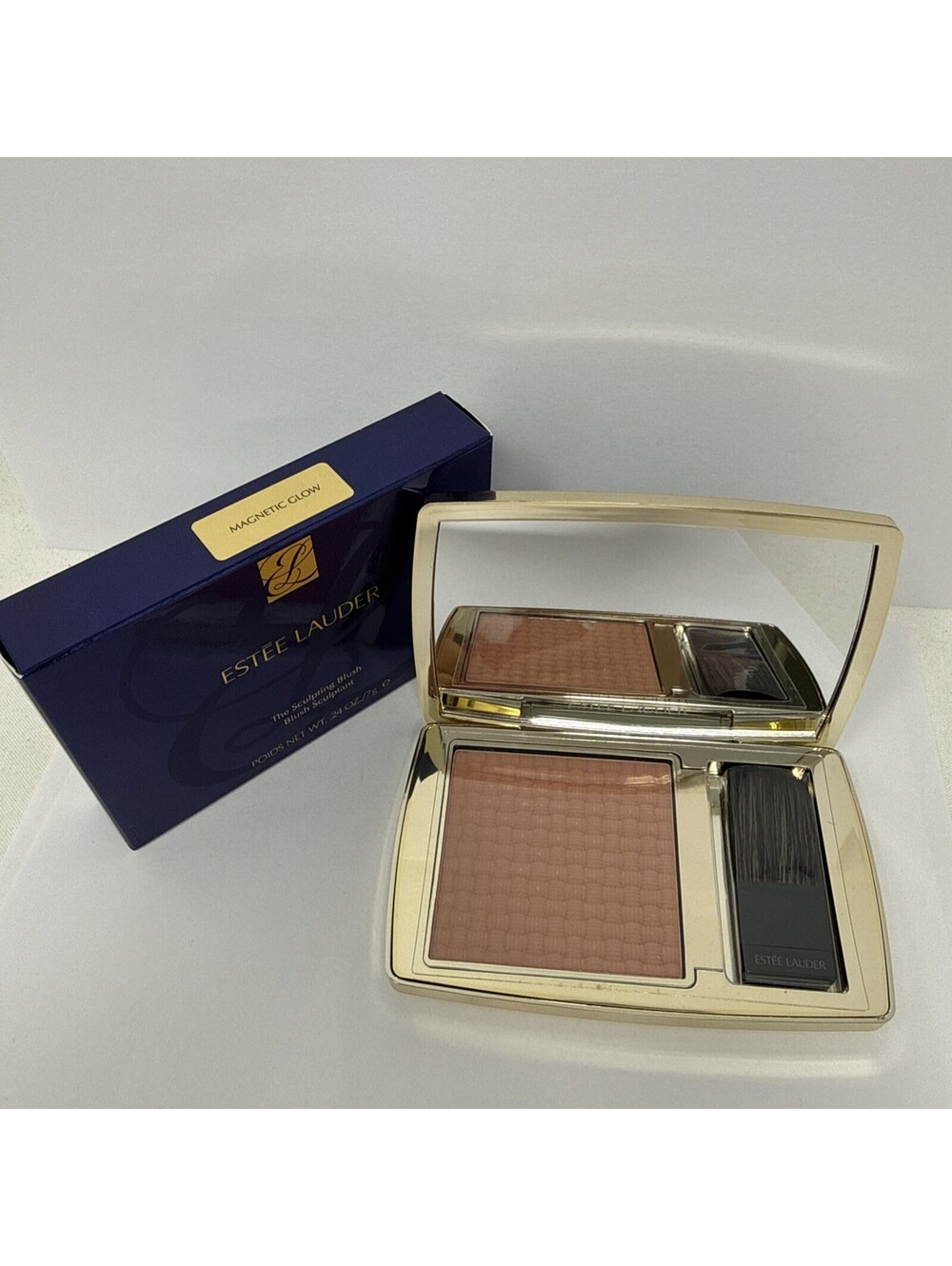 Estee Lauder Sculpting Blush, Full Size  Magnetic Glow 0.24oz/7g, RN 1